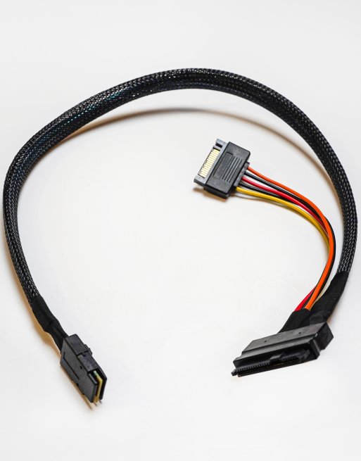 Riser cable U.2 NVMe SSD