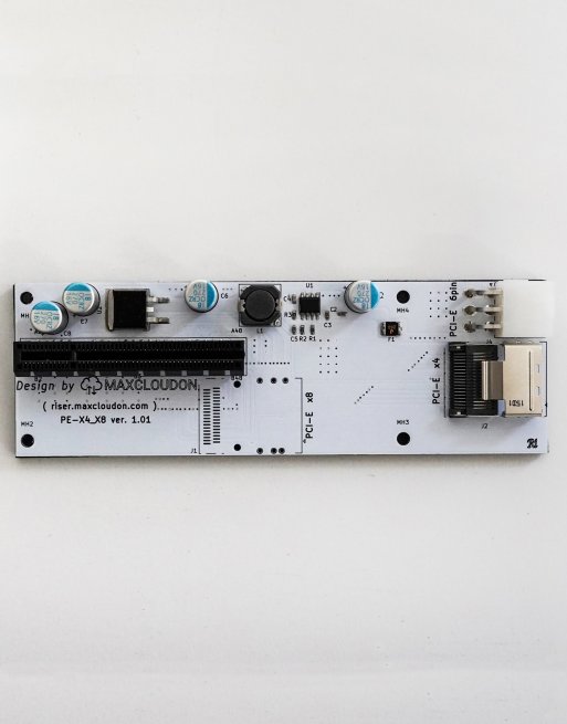 Bifurcated Riser X8 to 2X4 | PCIe Bifurcation Riser X8 to 2X4